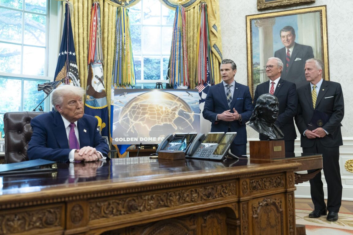 La Cúpula Dorada presenta por Trump y asesores de su Gobierno